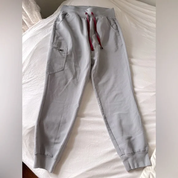 FIGS • Cement LIMITED EDITION • M • High Waisted Zamora Joggers - Picture 4 of 8